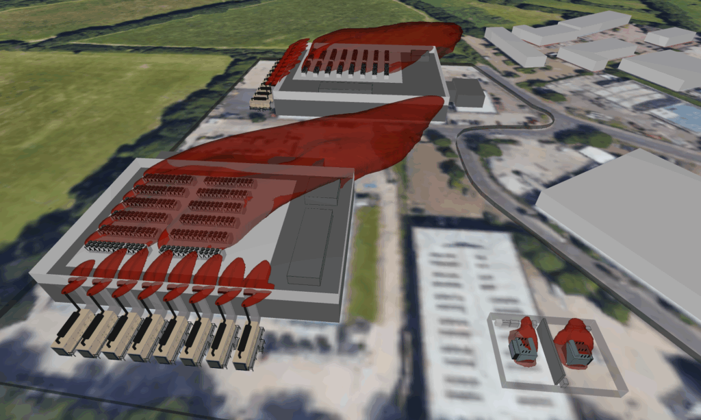 External data centre view | future tech