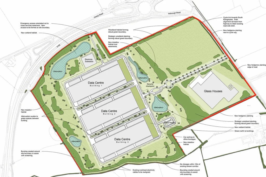 Humber Tech Park Hyperscale data centre masterplan